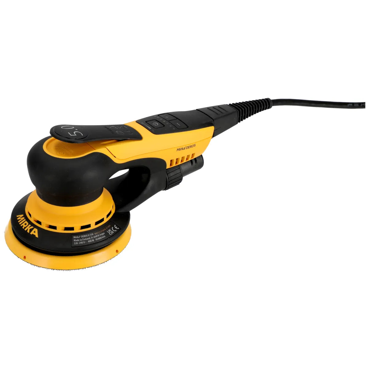 Mirka 5" Random Orbital Sander DEROS II 550X (5mm Orbit) MID5504044US