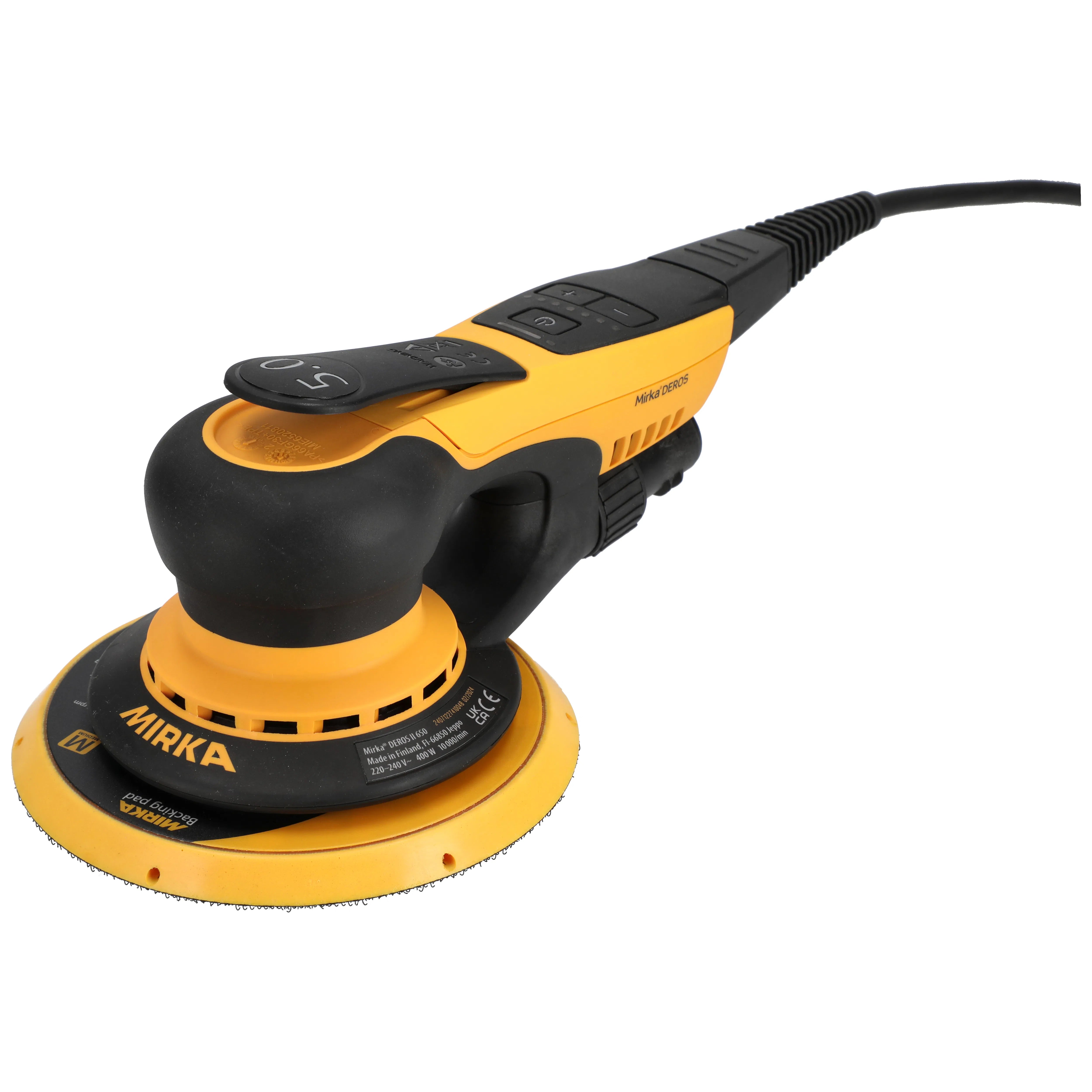 Mirka DEROS II 5"/6" Random Orbital Sander 5650X 5 mm with Case MID56508CAUS