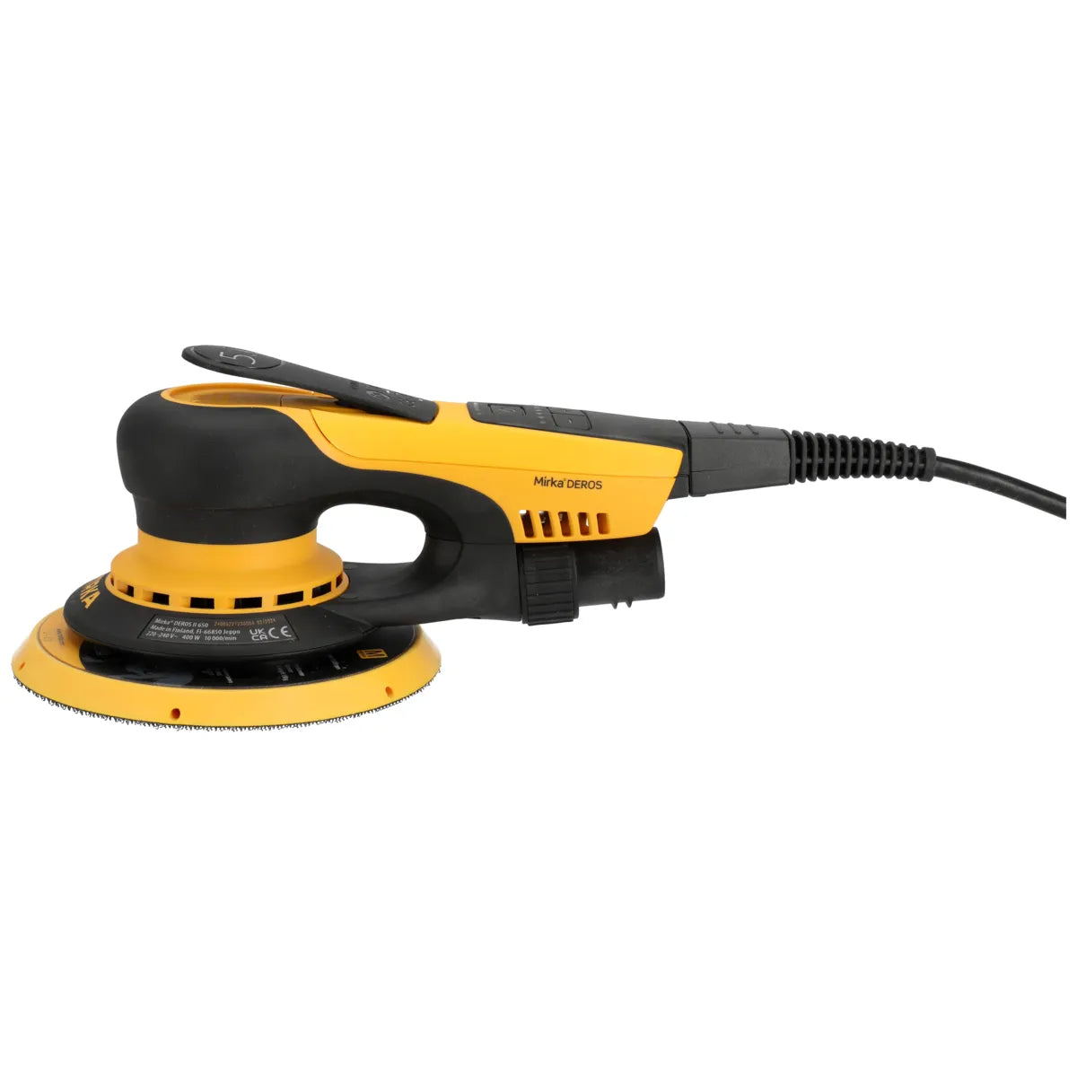 Mirka 6" Random Orbital Sander DEROS II 650X (5mm Orbit) with Case MID65040CAUS