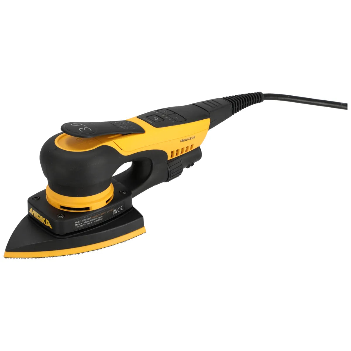 Mirka 4"x6"x6" Orbital Sander DEOS II Delta 663X (3mm Orbit) MID6634044US