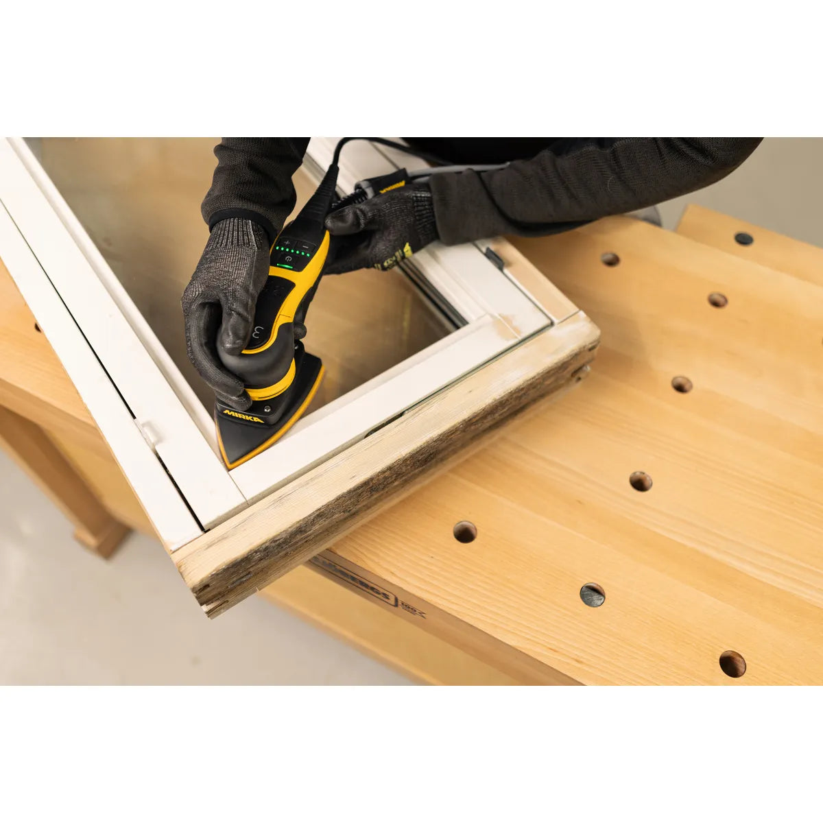 Mirka 4"x6"x6" Orbital Sander DEOS II Delta 663X (3mm Orbit) MID6634044US