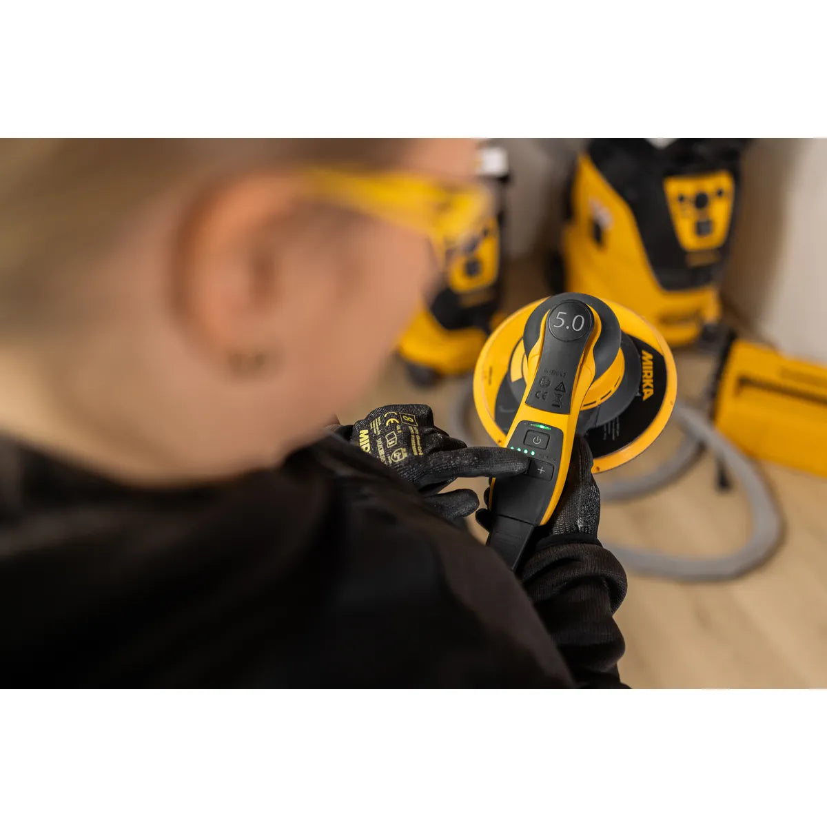 Mirka 7" Random Orbital Sander DEROS II 750X (5mm Orbit) MID7504044US