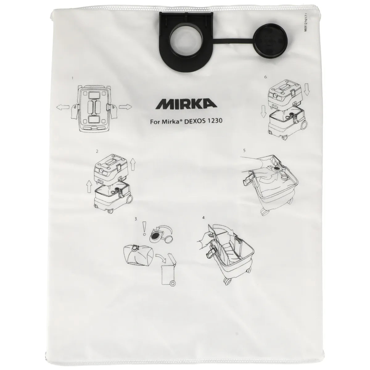 Mirka Fleece Dust Bag for DEXOS 1230, 5/Pack MIX1216171