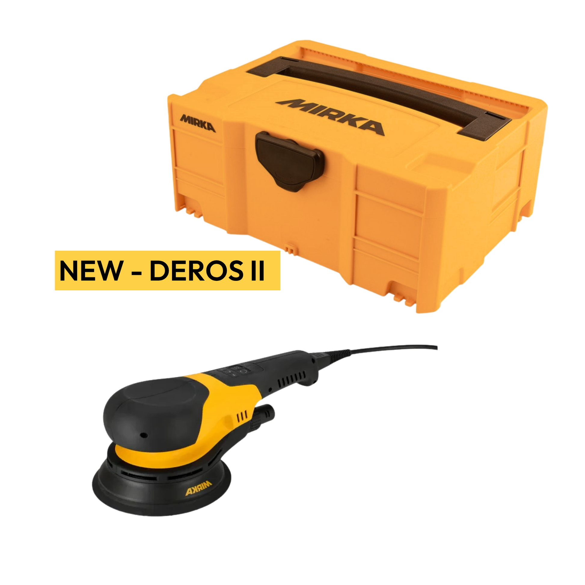 Mirka 6" Rotary Sander DEROS RS 600X w/ Case MRS60011CAUS