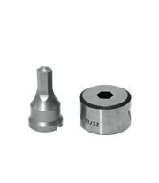 Edwards Ironworkers 11/16 in. Hex Punch & Die Set with Key-Way PDH11/16