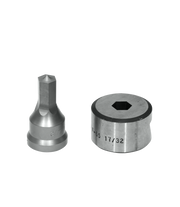 Edwards Ironworkers 1/2 in. Hex Punch & Die Set with Key-Way PDH1/2