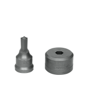 Edwards Ironworkers 7/16 in. Hex Punch & Die Set with Key-Way PDH7/16