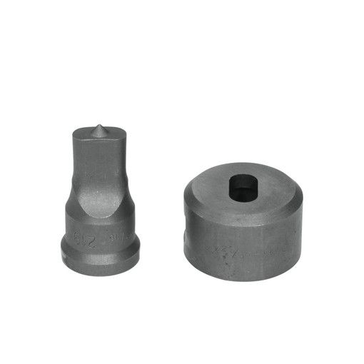 Edwards Ironworkers PDOB13/32x13/16, Edwards 13/32x13/16" Oblong Punch & Die Set with Key-Way PDOB13/32X13/16