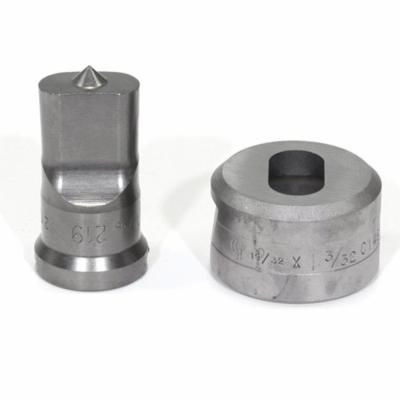 Edwards Ironworkers PDOB9/16X1-1/16, Edwards 9/16x1-1/16" Oblong Punch & Die Set with Key-Way PDOB9/16X1-1/16
