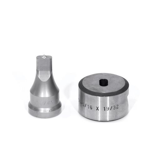 Edwards Ironworkers 9/32x9/16 Oblong Punch & Die Set with Key-Way PDOB9/32X9/16