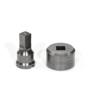 Edwards Ironworkers 17/32 in. Square Punch & Die Set with Key-Way PDSQ17/32