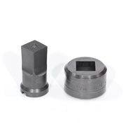 Edwards Ironworkers 25/32 in. Square Punch & Die Set with Key-Way PDSQ25/32