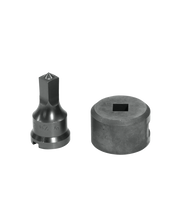 Edwards Ironworkers 7/16 in. Square Punch & Die Set with Key-Way PDSQ7/16