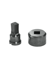 Edwards Ironworkers 9/16 in. Square Punch & Die Set with Key-Way PDSQ9/16