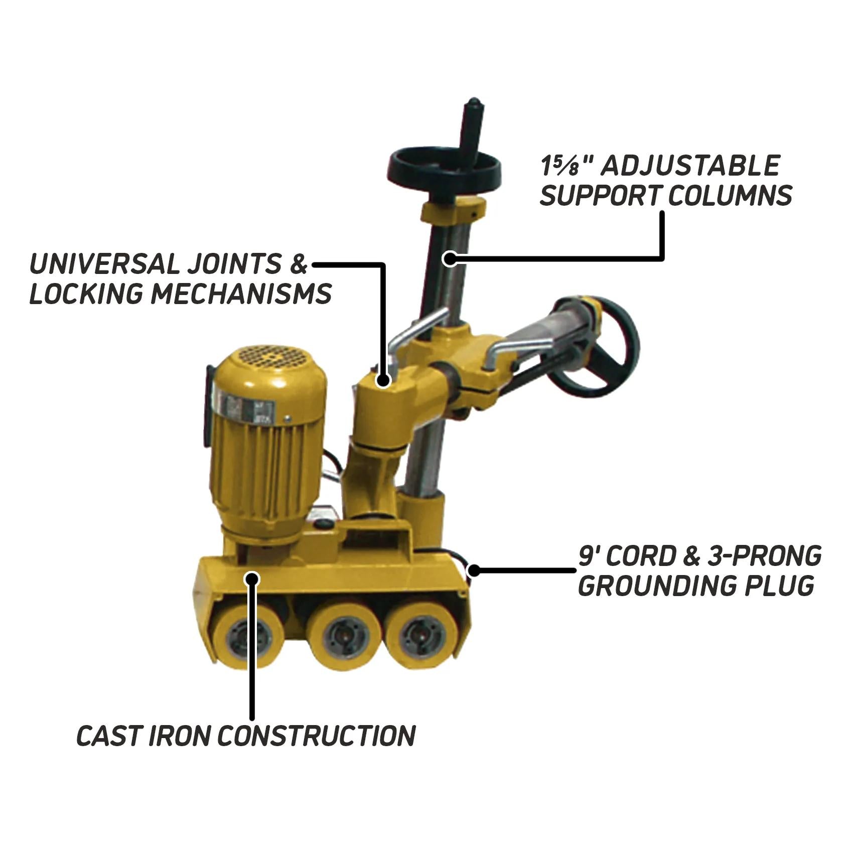 Powermatic PF3-JR Power Feeder, 4-Speed, 3 Wheel, 1/4HP, 1PH, 115V 1790818