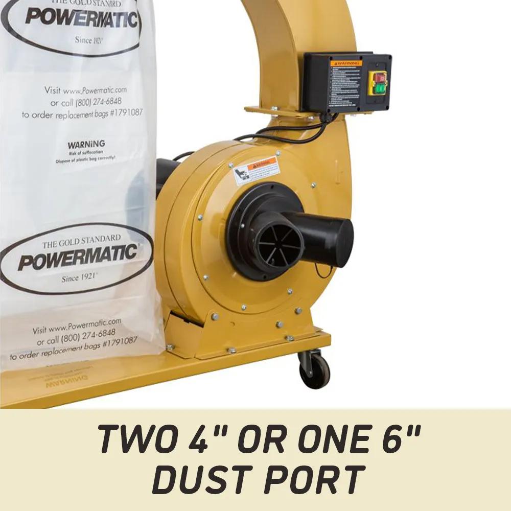 Powermatic 1791079K Powermatic PM1300TX-CK Dust Collector, 1.75HP 1PH 115/230V, 2-Micron Canister Kit 1791079K