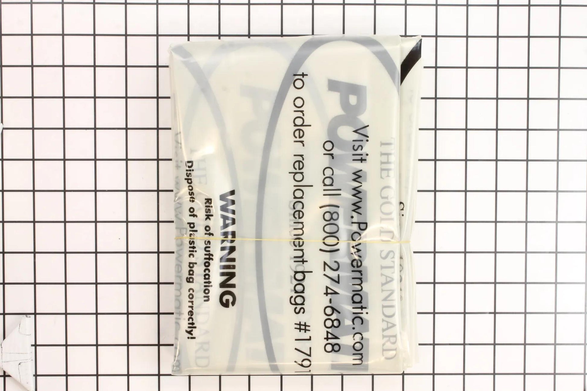 Powermatic Collection Bags, Clear, 20 in. Diameter (pack of 5) 1791087