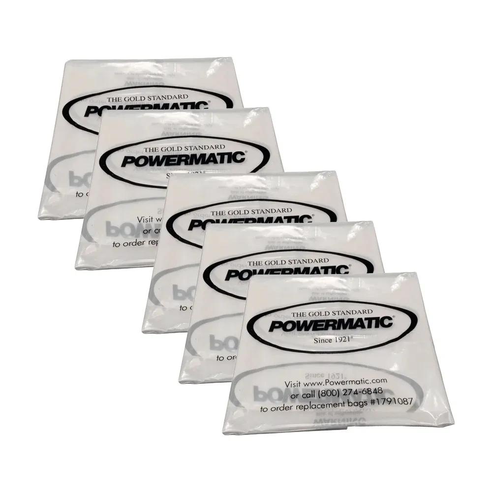 Powermatic Collection Bags, Clear, 20 in. Diameter (pack of 5) 1791087