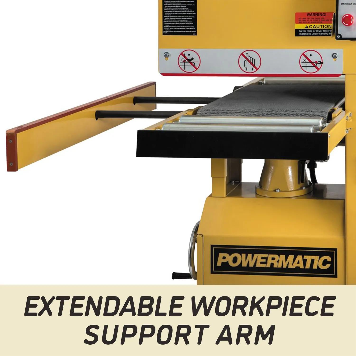 Powermatic 1632 Open End Belt Sander, 5HP, 1PH, 230V 1791250