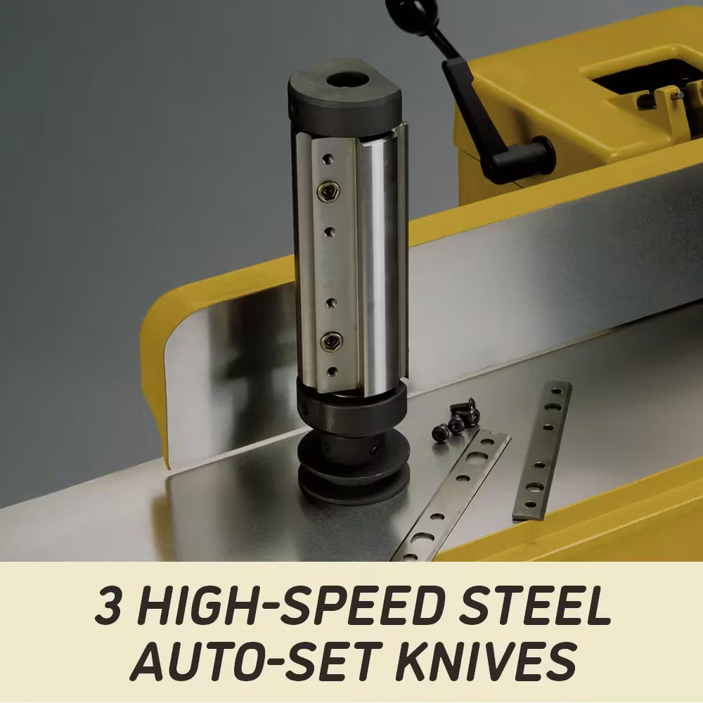 Powermatic 1791279DXK, Powermatic  54A Deluxe 6 Inch 1 HP Jointer with Quick-Set Knives, 115/230-Volt 1 Phase 1791279DXK