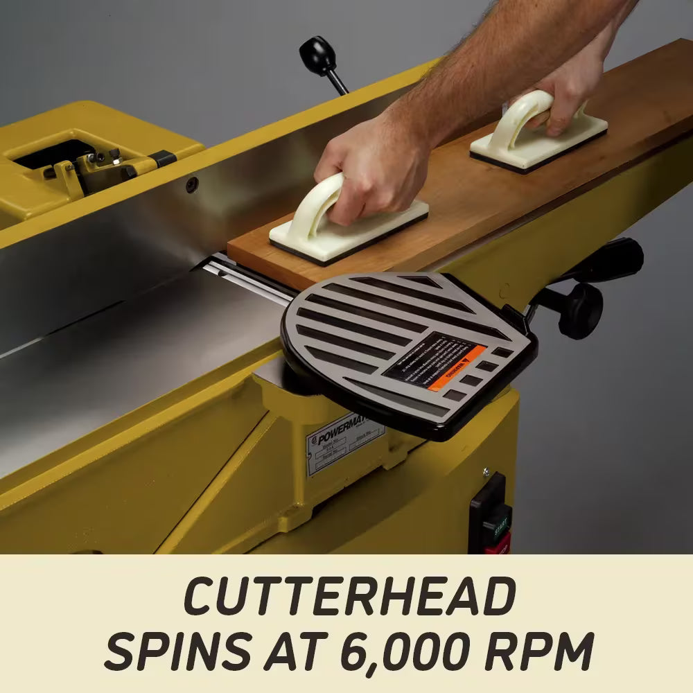 Powermatic 1791279DXK, Powermatic  54A Deluxe 6 Inch 1 HP Jointer with Quick-Set Knives, 115/230-Volt 1 Phase 1791279DXK