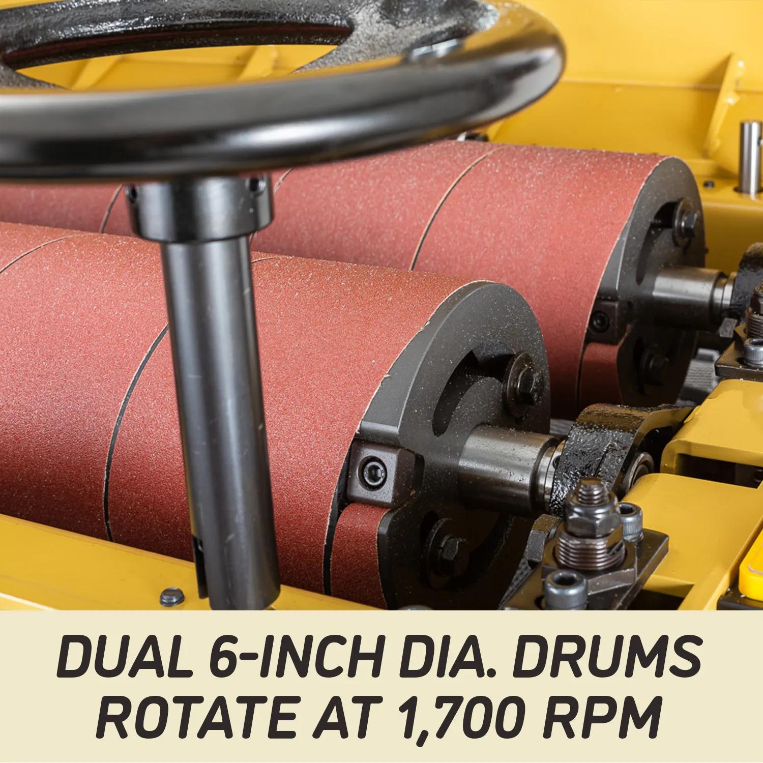 Powermatic DDS-237 37 in. Dual Drum Sander, 2 Speed, 7.5HP, 1PH, 230V 1791320