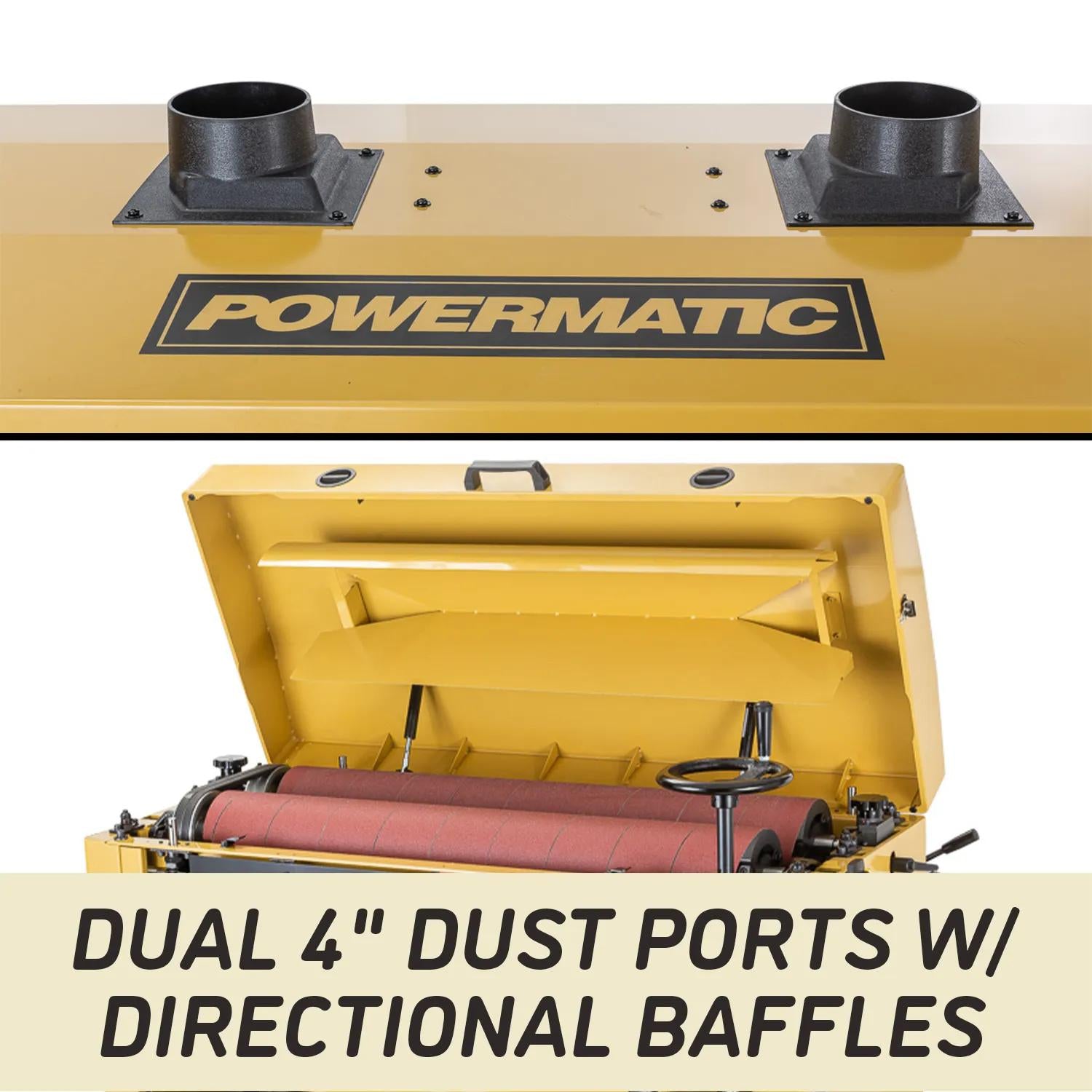 Powermatic DDS-237 37 in. Dual Drum Sander, 2 Speed, 7.5HP, 1PH, 230V 1791320