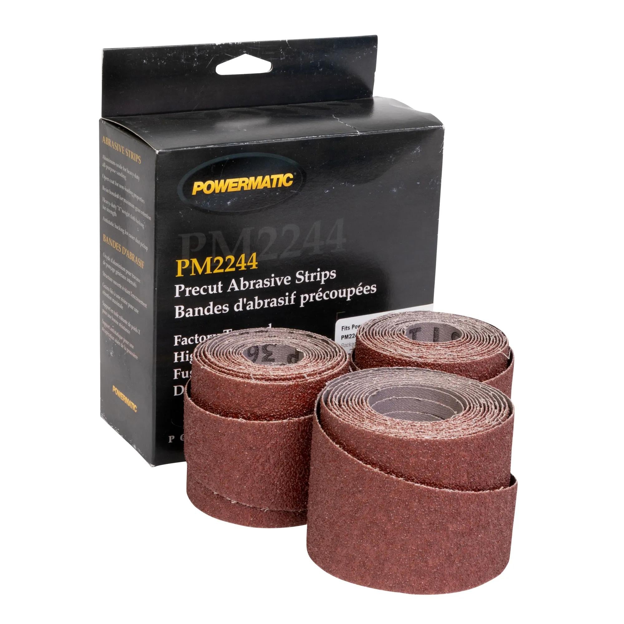 Powermatic PM2244 Precut Abrasive, 36 Grit, 3 Pack 1792201
