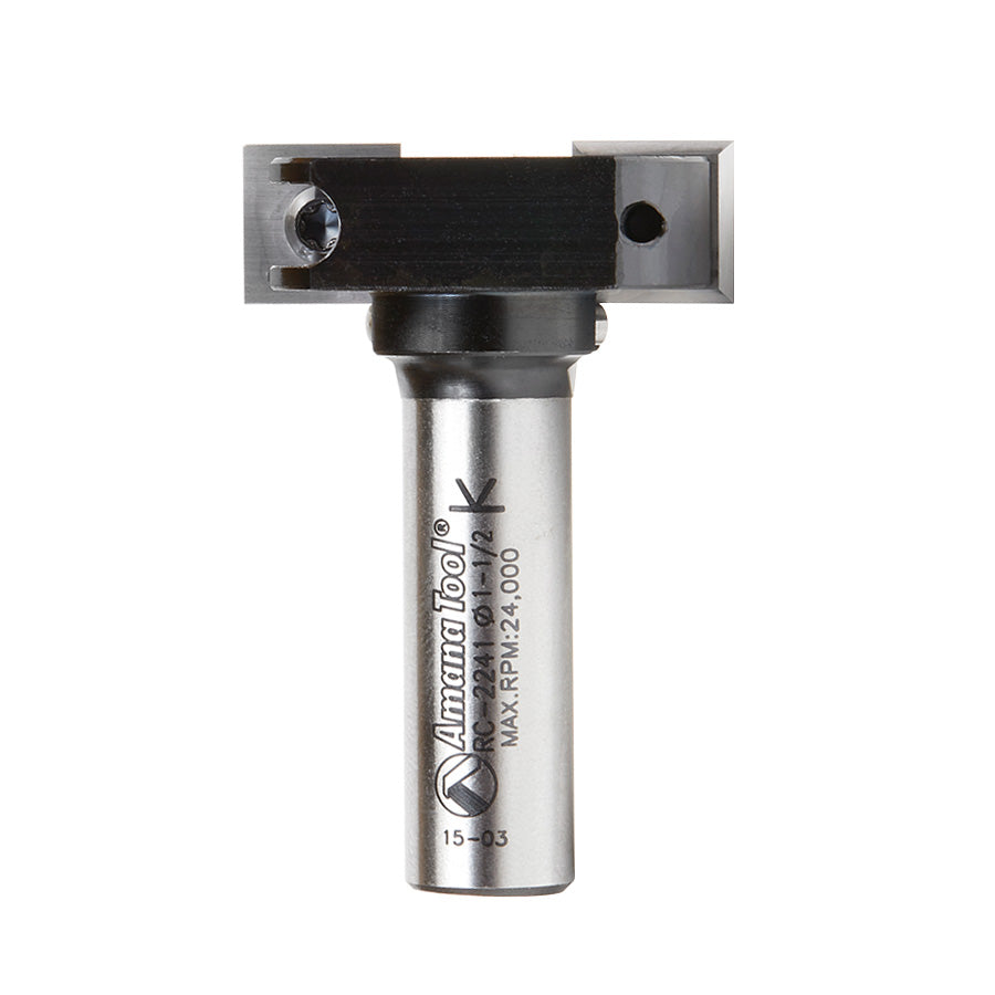 Amana Tool Spoilboard 1-1/2 in D 1/2 in Shank RC-2241