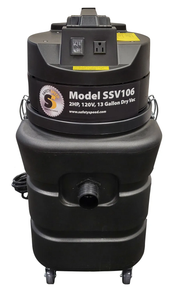 Safety Speed Cut Automated Industrial Vacuum 13 Gal 2HP 1Ph 220V SSV106-2