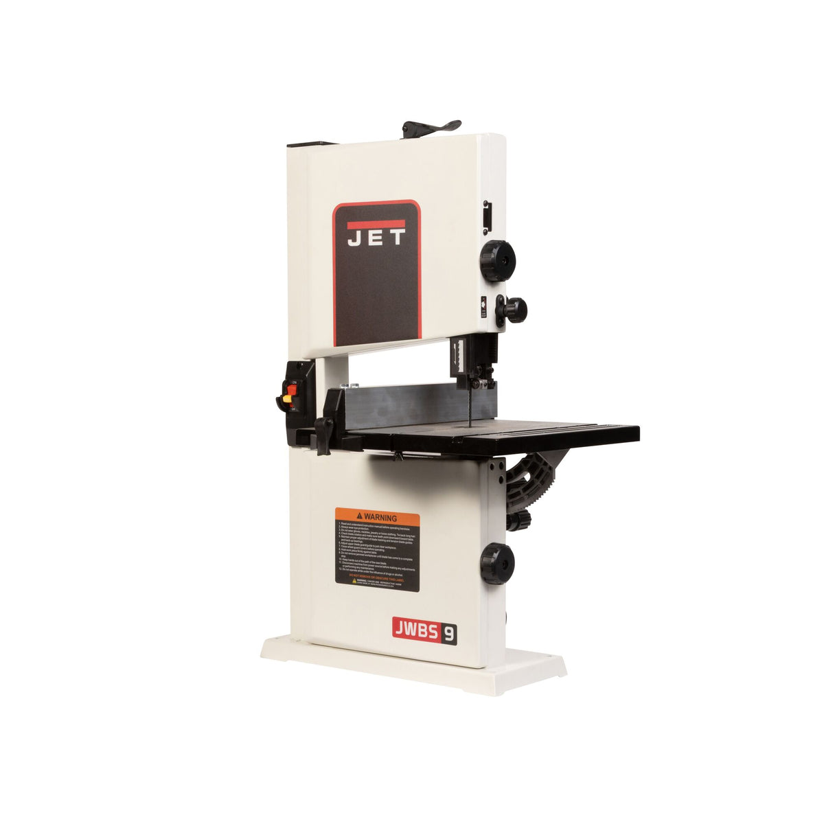 Jet JWBS-9 9 in. Benchtop Bandsaw, 3-1/2 in. Resaw Capacity, 2.8A, 120V JT1-3604