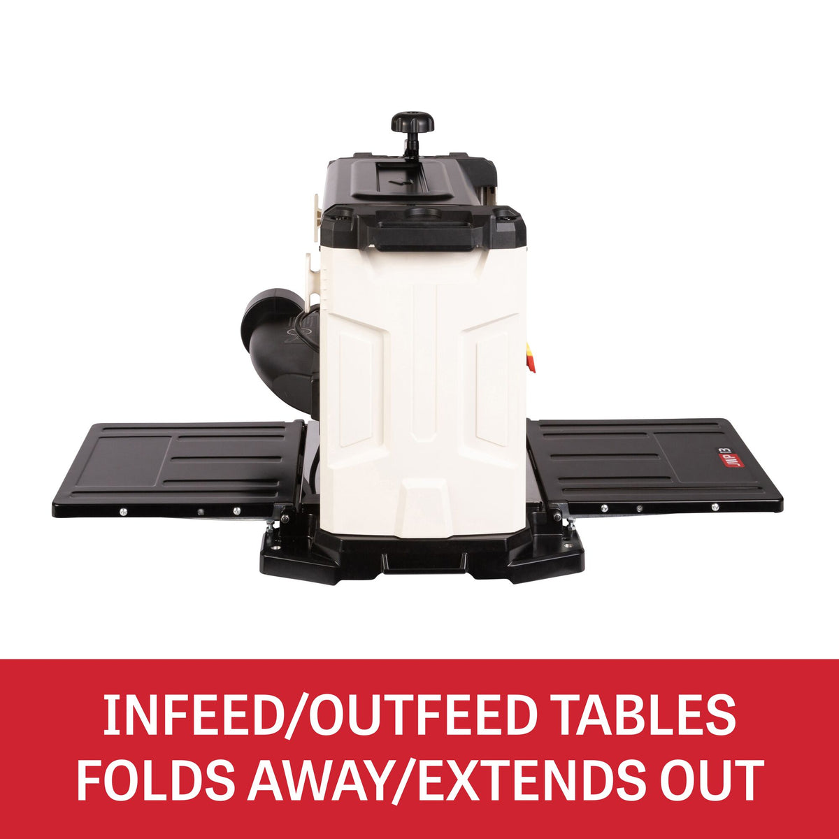 Jet JWP-13BTHH 13 in. Benchtop Thickness Planer, Helical Cutterhead, 120V, 1-Phase JT1-2989