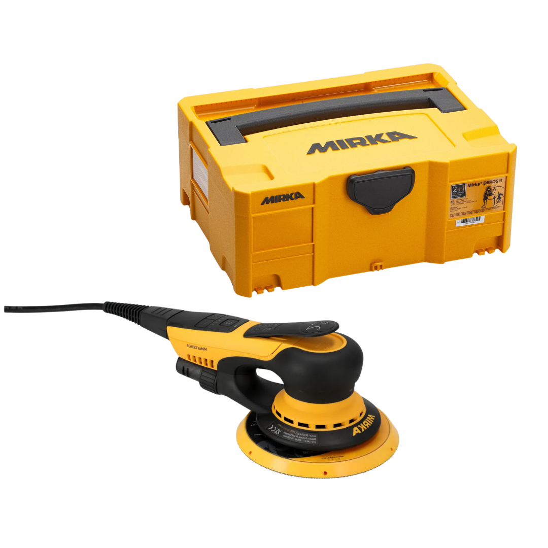 Mirka 6" Random Orbital Sander DEROS II 625X (2.5mm Orbit) with Case MID62540CAUS