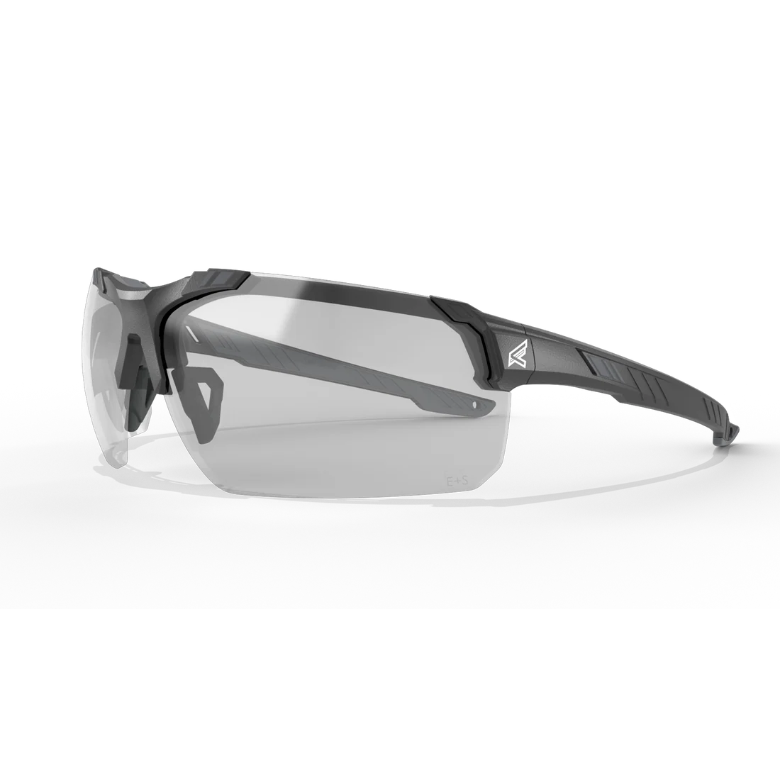 Edge Eyewear Tacana-Black Frame / Gray TPR / Vapor Shield Anti-Reflective Lenses TC121ARVS