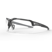 Edge Eyewear Tacana-Black Frame / Gray TPR / Vapor Shield Clear Lenses TC121VS