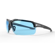 Edge Eyewear Tacana-Black Frame / Gray TPR / Vapor Shield Light Blue Lenses TC123VS