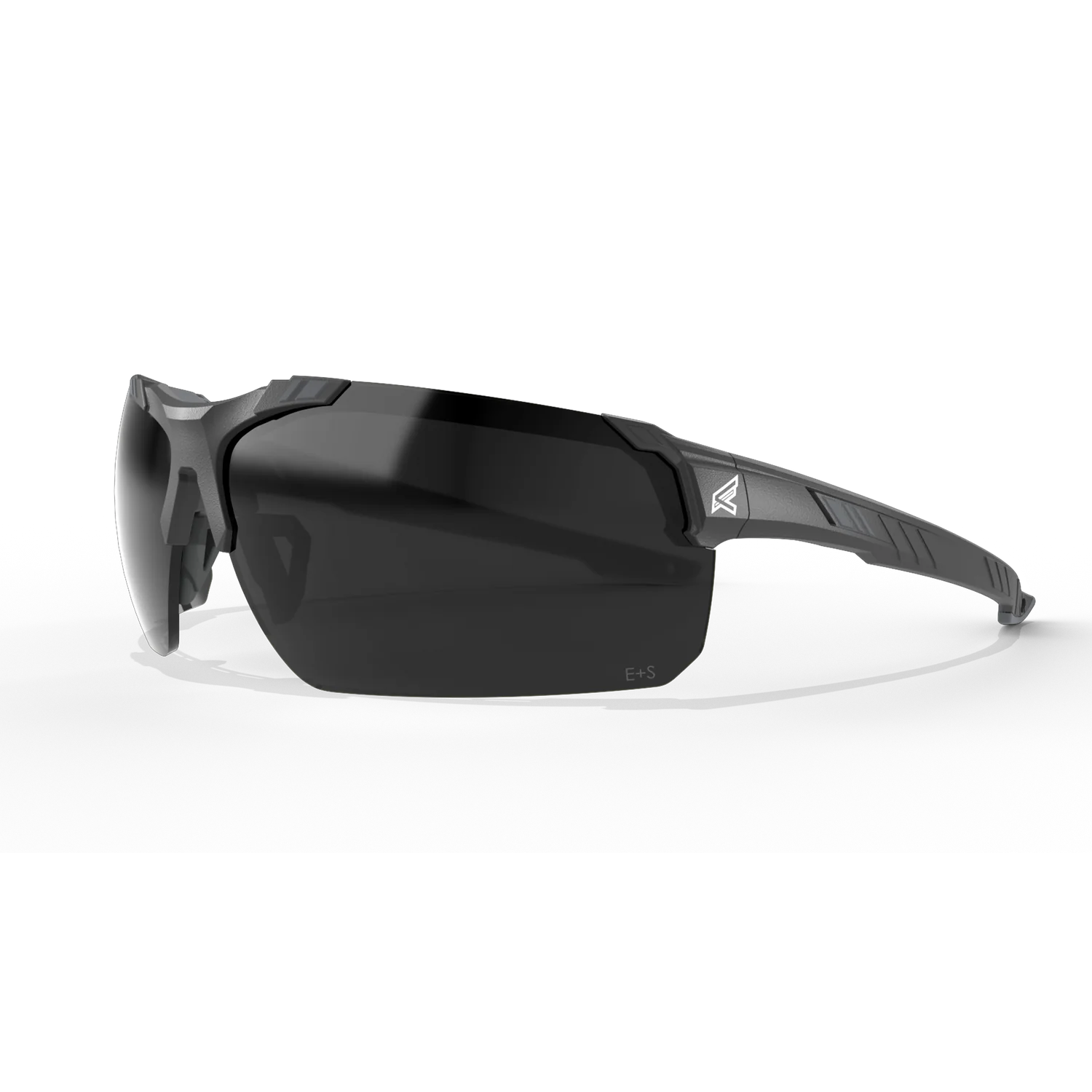 Edge Eyewear Tacana-Black Frame / Gray TPR / Vapor Shield Smoke Lenses TC126VS