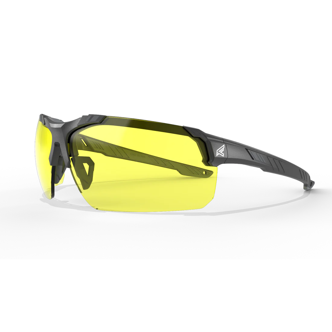 Edge Eyewear Tacana-Black Frame / Gray TPR / Vapor Shield Yellow Lenses TC122VS