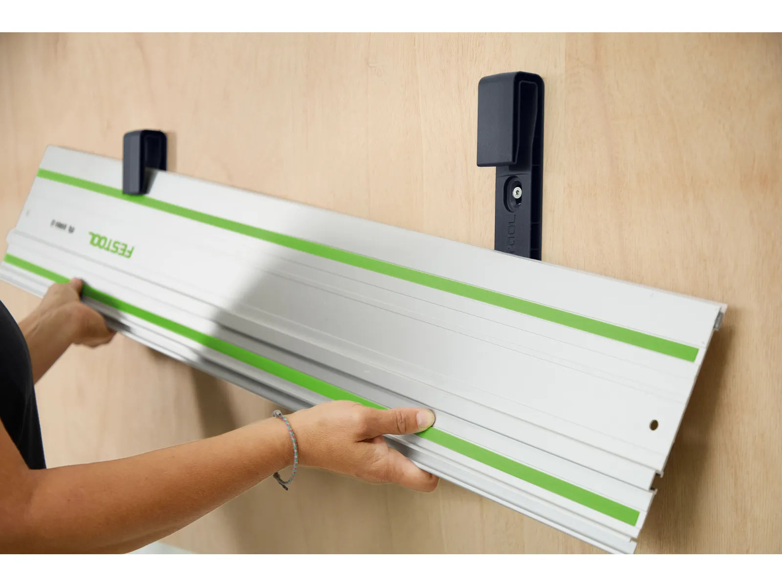Festool Wall Mount Guide Rail Holder for FS Guide Rails, 2-Pack HA-FS/2 578938