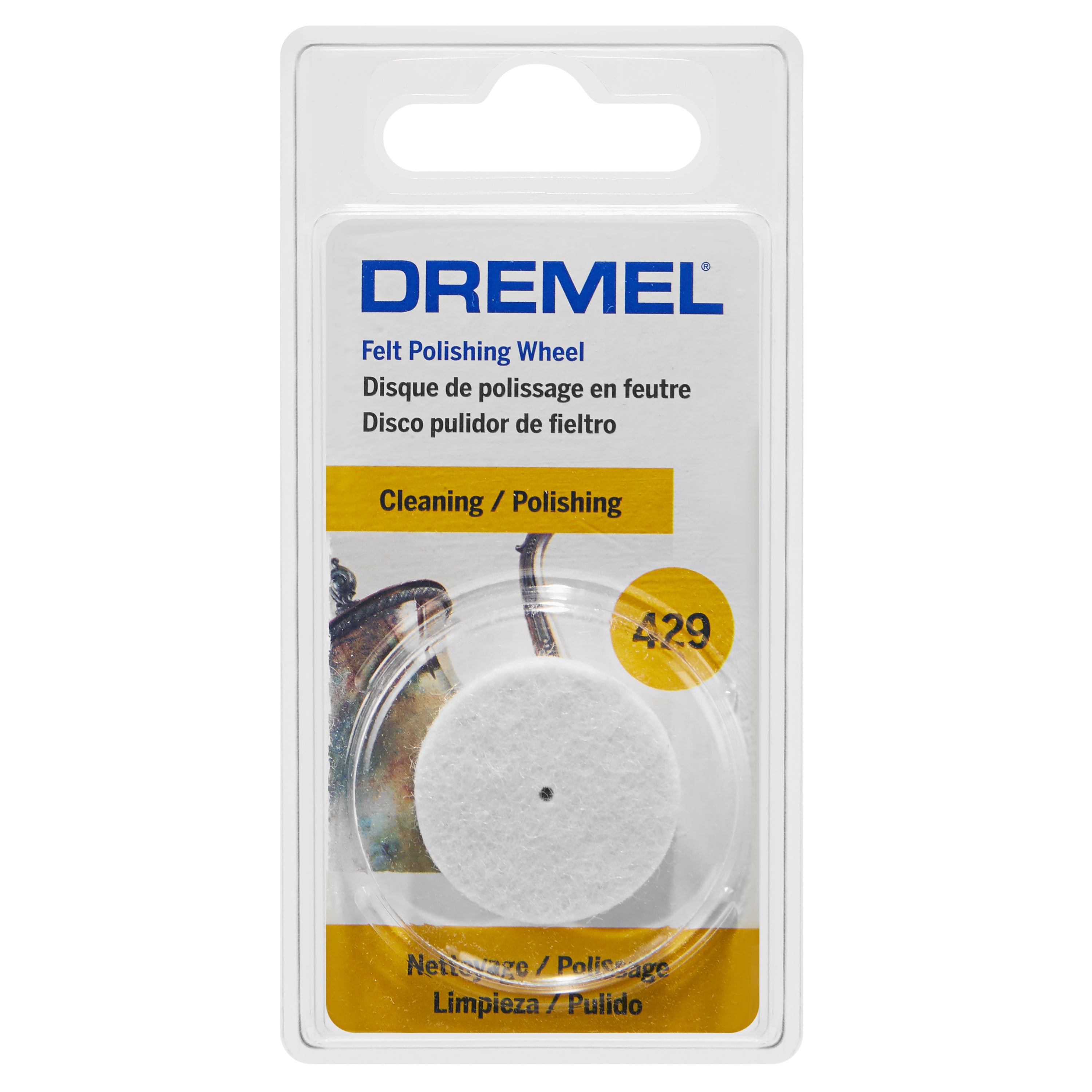 1 in. Felt Polishing Wheel