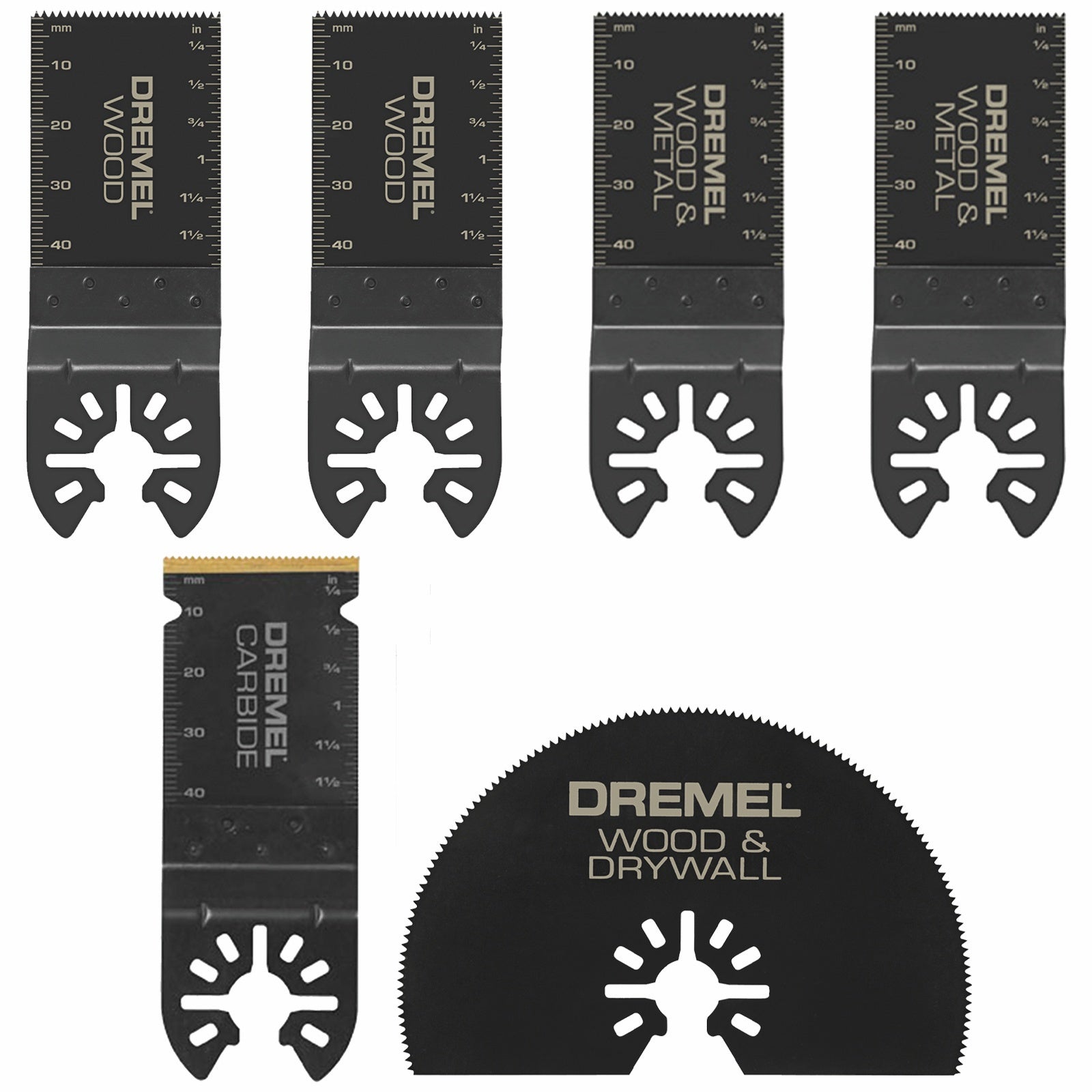 Dremel 6pc Oscillating Cutting Blade Assortment Kit MM399