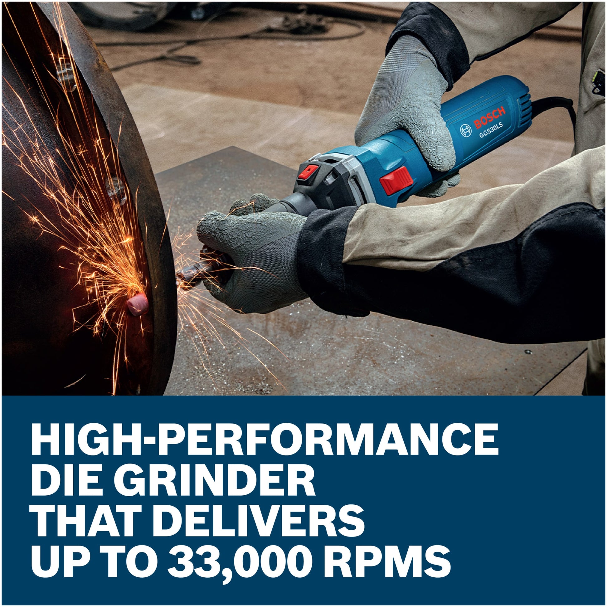 Bosch 6 Amp Die Grinder With Slide Switch GGS30LS