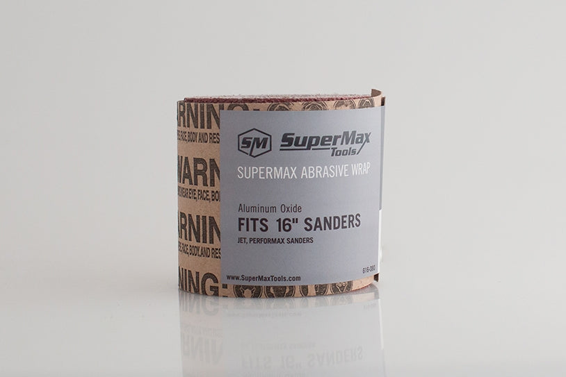 Laguna Tools SuperMax 16 in. Drum Sander Individual Wrap, 24 Grit SUPMX-616-024