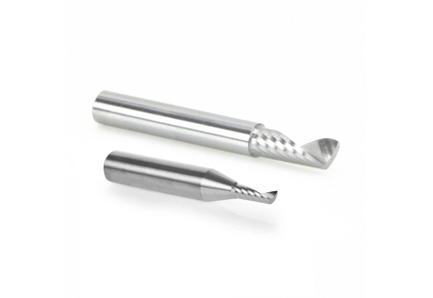 Axiom 2-Pc CNC Router Bit Set for Aluminum & Non-Ferrous Metal, 1/4 in Shank ABS307