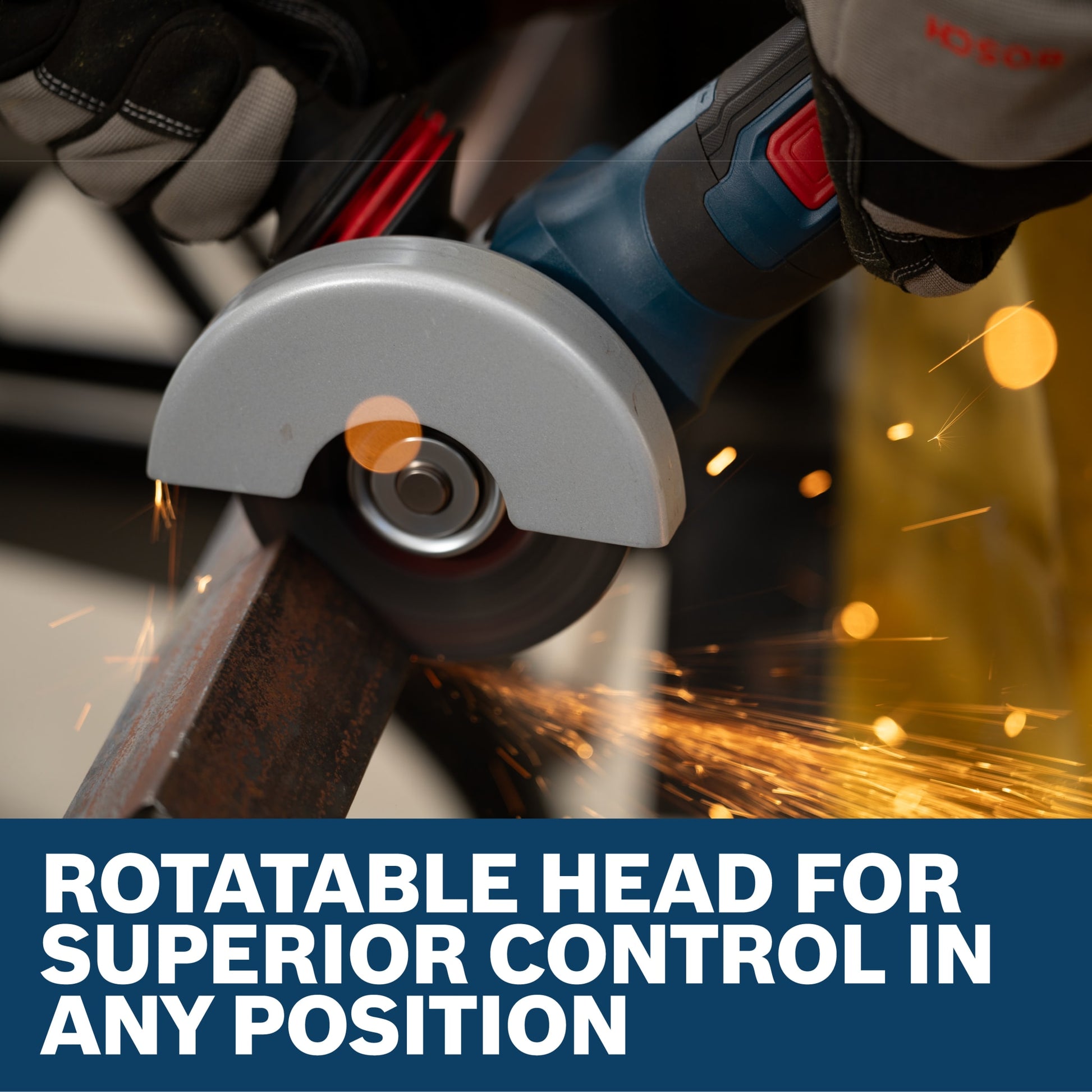 Bosch 18V 4-1/2 - 5" Angle Grinder with No Lock-On Paddle Switch (Bare Tool) GWS18V-11PSN
