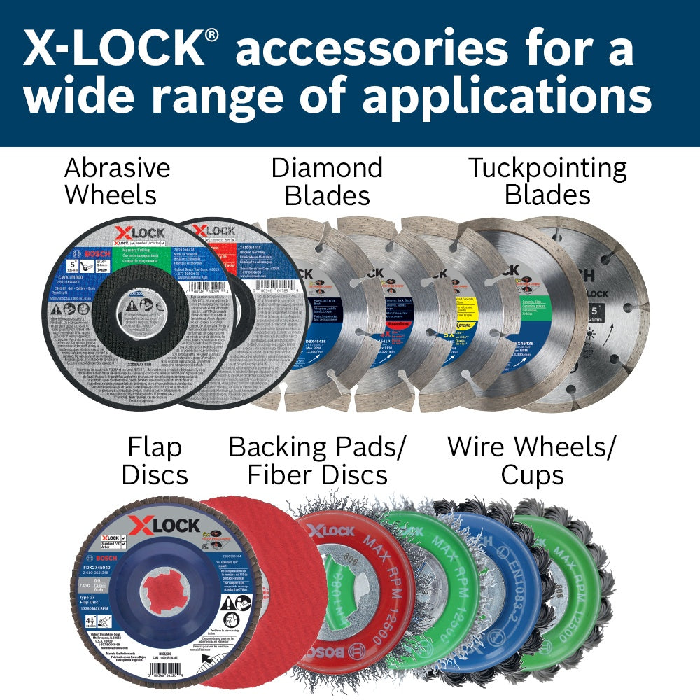 Bosch 5 in. X-LOCK Carbide Multi-Wheel