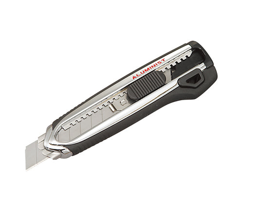 ACM-500C, Tajima Aluminist Magazine 500 Cutter Knife, Auto Blade Lock, 3x Endura-Blade, Chrome