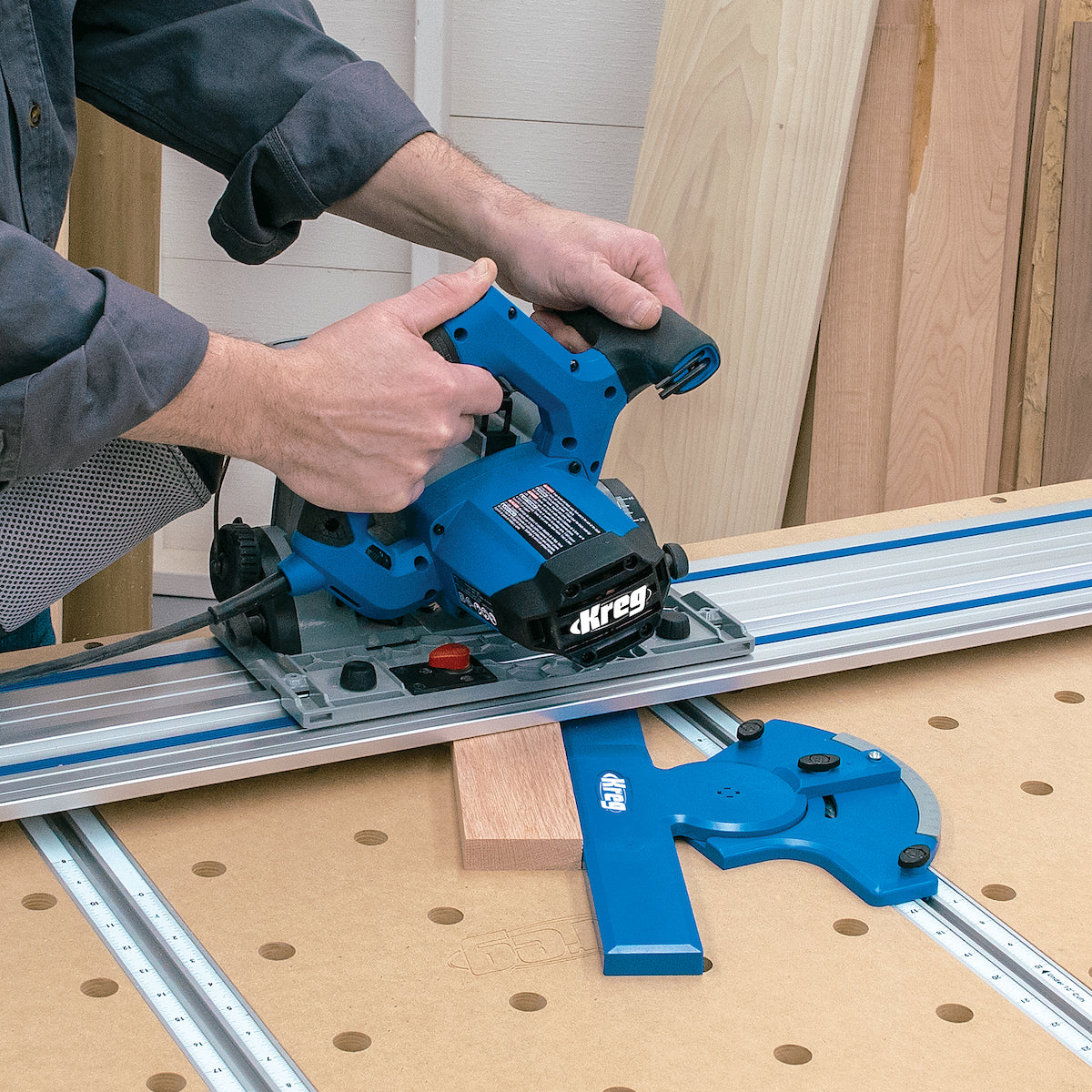 Kreg Adaptive Cutting System Plunge-Cut Track Saw ACS-SAWBB
