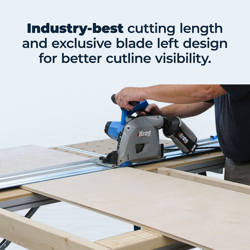 Kreg Adaptive Cutting System Plunge-Cut Track Saw Kit with Guide Track ACS2100