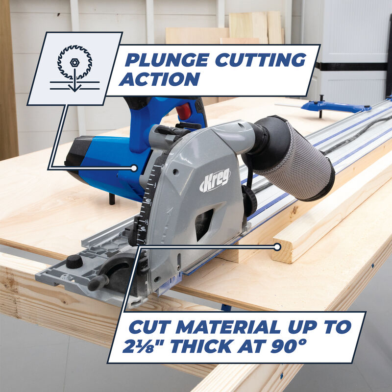 Kreg Adaptive Cutting System Plunge-Cut Track Saw Kit with Guide Track ACS2100